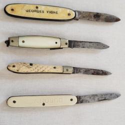 lot mini couteaux