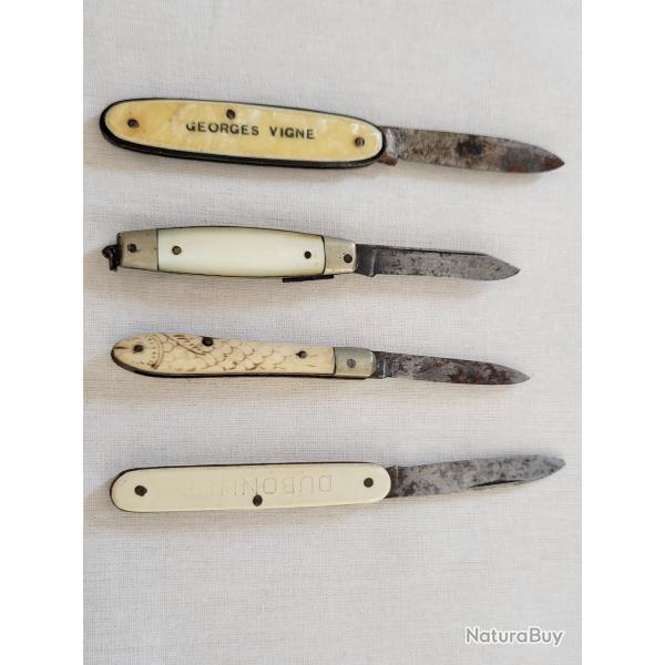 lot mini couteaux
