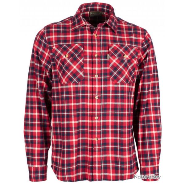Destockage - Chemise Pinewood  Harjedalen coloris : 520 Red/Navy