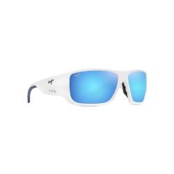 Lunettes polarisantes MAUI JIM Keha blue hawaii matte white