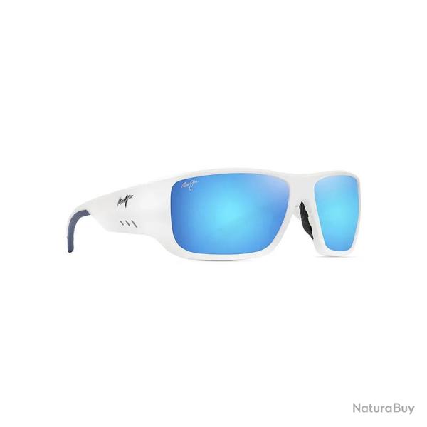 Lunettes polarisantes MAUI JIM Keha blue hawaii matte white