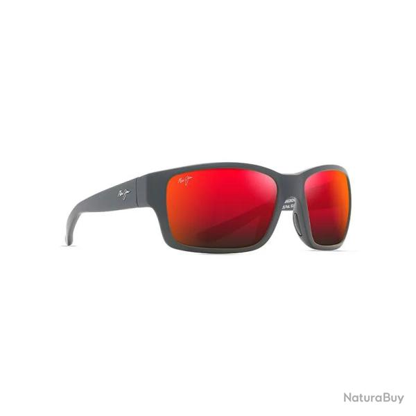 Lunettes polarisantes MAUI JIM Mangroves hawaii lava black matte