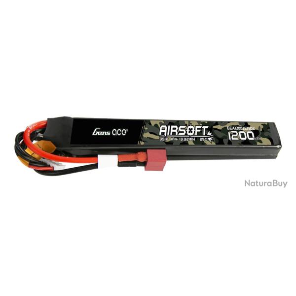 Batterie Li-Po -11.1V 1200 mAh double Stick Tdean GENSPOW
