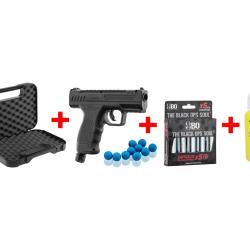 Pack complet Pistolet D&eacute;fense BEEMAN BP50 - cal 50 CO2 - 15 Joules