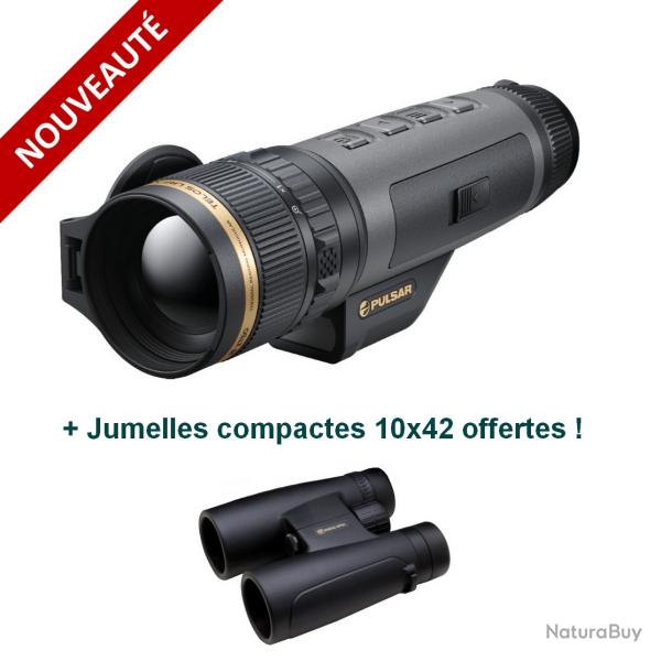 Monoculaire thermique PULSAR TELOS LRF XT50 - Ultra haute d�finition + Jumelles 10x42 offertes !