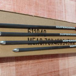 X-Bow FMA - 4 Fl&egrave;ches carbone Standard pour pistolet arbal&egrave;te Supersonic