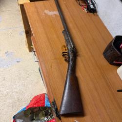 vieux fusil &agrave; chien chambre 75 mm