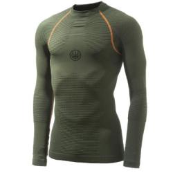 T-shirt vert Beretta body mapping 3D manches longues T.S/M