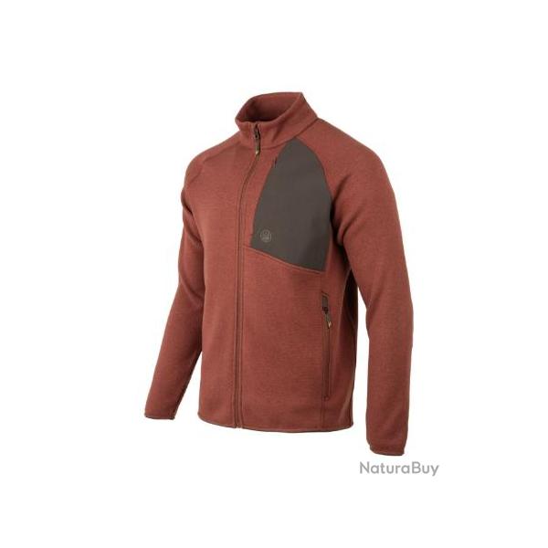 Veste polaire bordeaux Beretta Abisko Full Zip Fleece taille 4XL