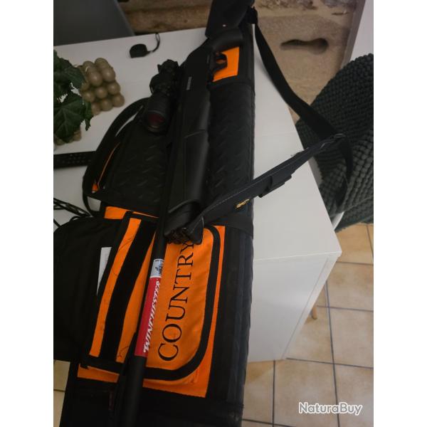Carabine winchester a pompe + point rouge ampoint E34