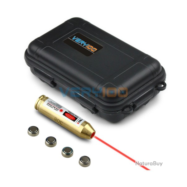 BALLE LASER DE R�GLAGE CAL 308 WIN 243 WIN+ COFFRET �TANCHE DE RANGEMENT