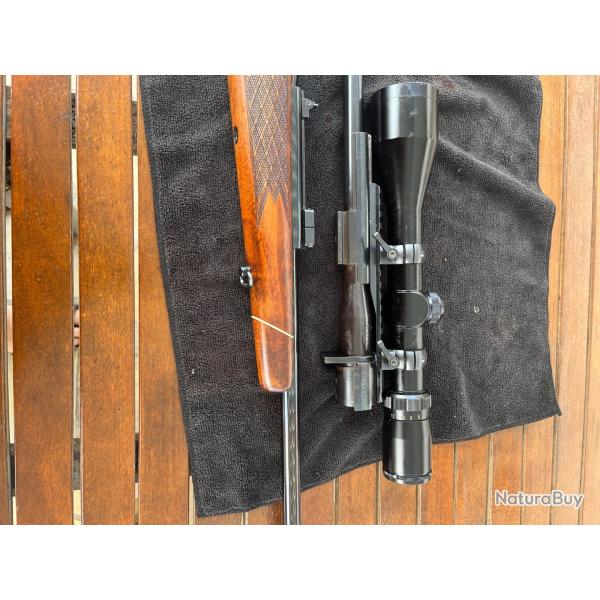 Vends canon +lunette+montage 6,5x68                     Mauser 66