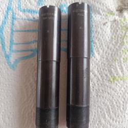 Lot de 2 Chokes+50mm browning invector+(F,3/4)