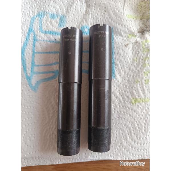 Lot de 2 Chokes+50mm browning invector+(F,3/4)