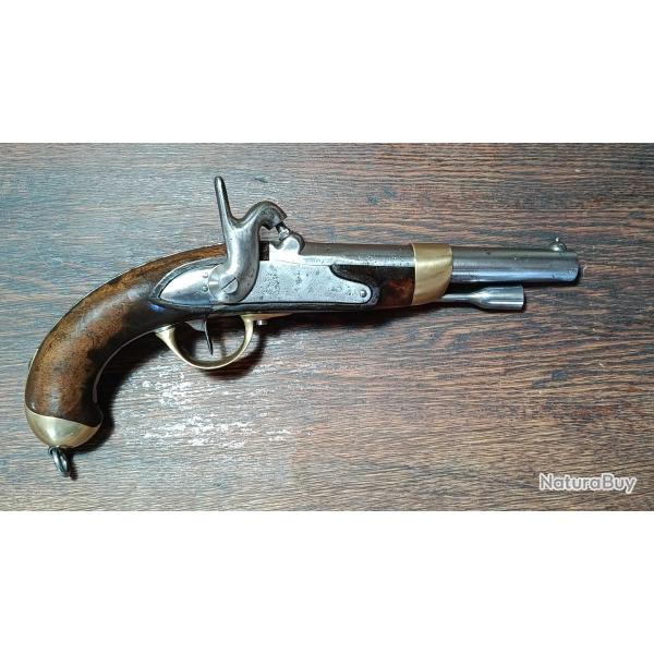 Pistolet de cavalerie ou d'ar�on � percussion - mod�le 1822 T bis - Mutzig construit neuf - EM