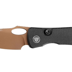 Trivisa Andromeda-BM - Couteau Pliant 14C28N Micarta Noir - R&eacute;f : TRYD02BM14