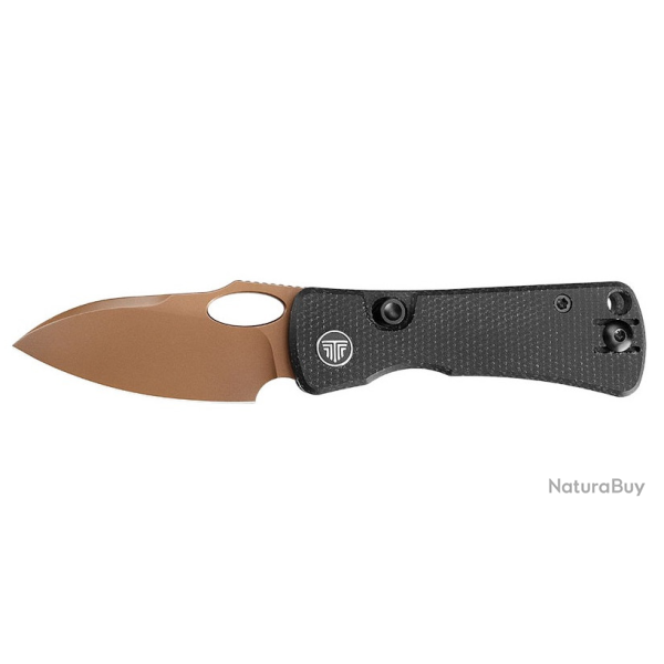 Trivisa Andromeda-BM - Couteau Pliant 14C28N Micarta Noir - R�f : TRYD02BM14