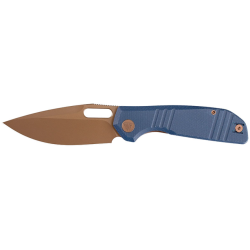 Trivisa Gecko-LM - Couteau Pliant 14C28N Micarta Bleu - R&eacute;f. TRJM04LM14