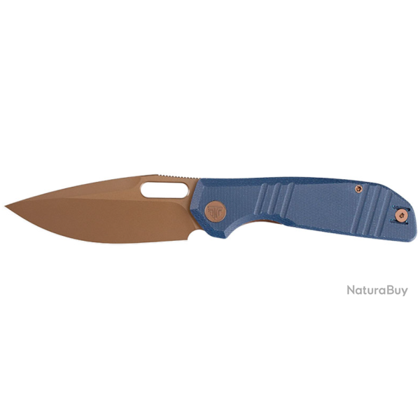 Trivisa Gecko-LM - Couteau Pliant 14C28N Micarta Bleu - R�f. TRJM04LM14