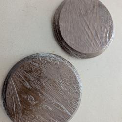 Lot de 2 &eacute;cussons bois sanglier diam 170 et 150mm