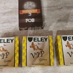Lot eley vip bismuth cal 203 bo&icirc;tes de 25 et 1 bo&icirc;te de 10