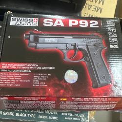 Sa p92 pistolet 4.5 mm billes acier