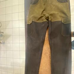 pantalon en cuir labrador BIC