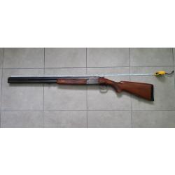 Fusil superpos&eacute; BREDA &agrave; &eacute;jecteurs, double d&eacute;tentes