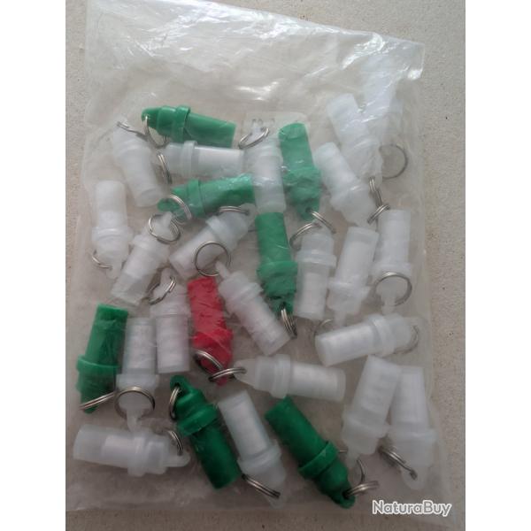 Lot de tube porte identification pour chien
