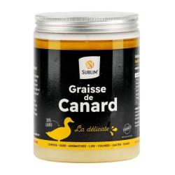 Graisse de canard Sublim' - La d&eacute;licate - Pot de 850g