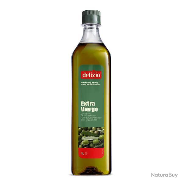 Huile d'olive Extra vierge Delizio  - Bouteille PET de 1L