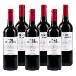 Bordeaux Rouge Place de la Bourse - Vin AOP - 6 bouteilles de 75cl