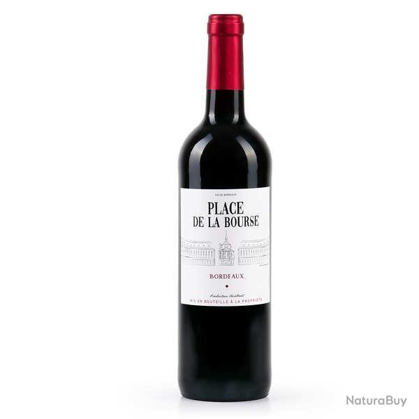 Bordeaux Rouge Place de la Bourse - Vin AOP - 6 bouteilles de 75cl