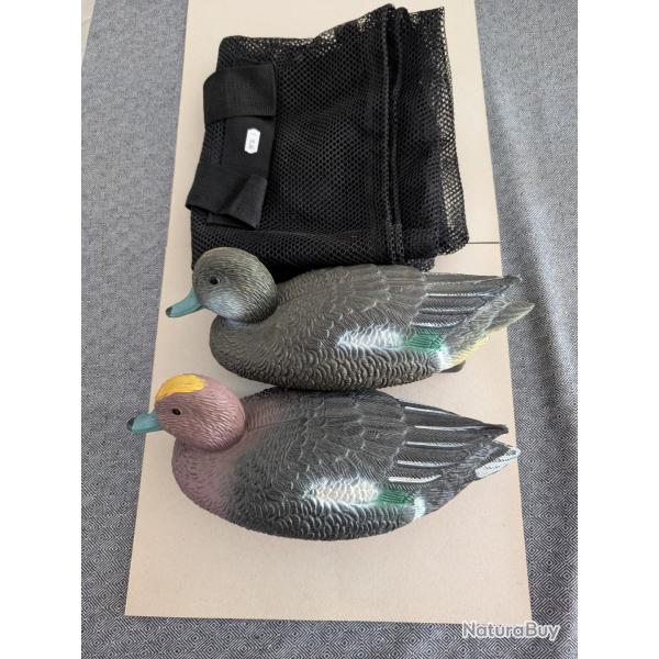Lot appelant plastique canards siffleur