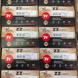 !! DESTOCKAGE !! CARTOUCHES WINCHESTER ZZ PIGEON ORIGINAL PB 7.5 CARTONS 250