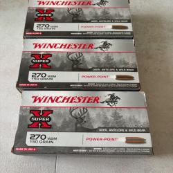 270 WSM winchester power point 150 grain