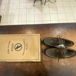 Chaussure aigle Tarmac marron fonce