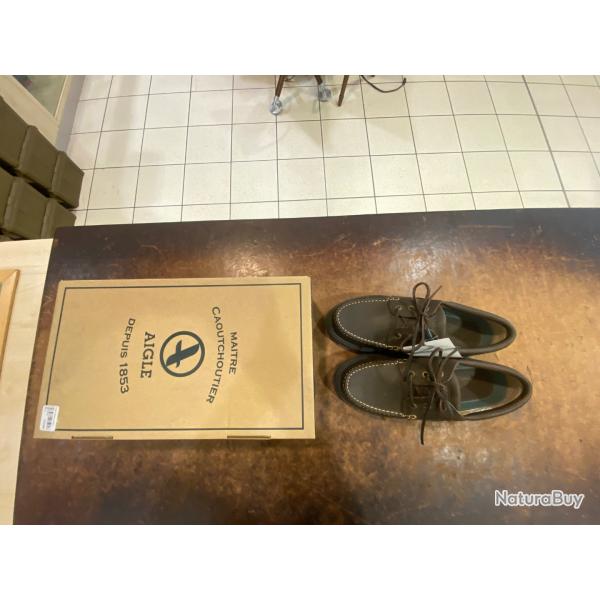 Chaussure aigle Tarmac marron fonce