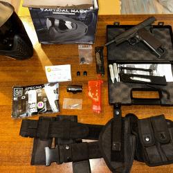Lot 1911 cybergun traceur vert