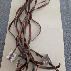 Lot de 5 sautoirs en cuir pour corne