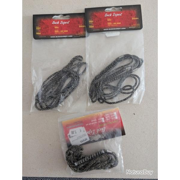 Lot de 3 cordons pour appeau