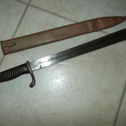 baionnette ancienne double fabrication solingen magdeburg allemande mauser 1914 1918 ww1 militaria