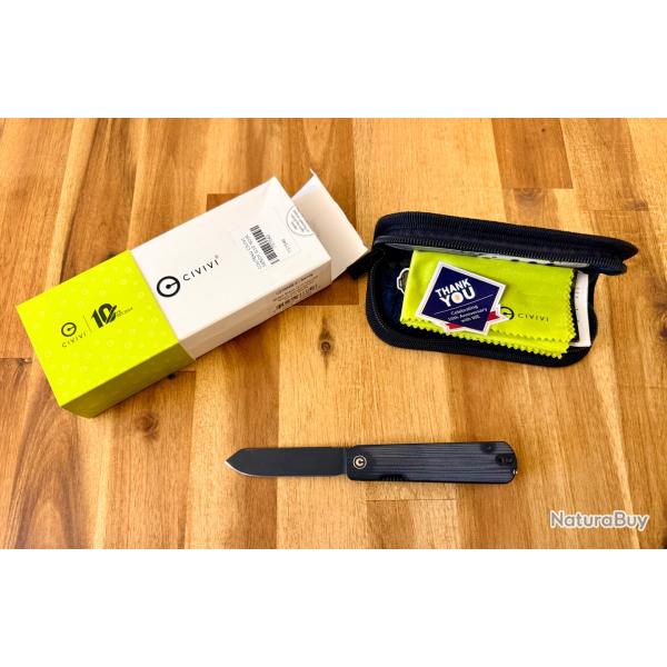 CIVIVI Sendy G10 Noir - Nitro-V - Neuf complet - �tat collection
