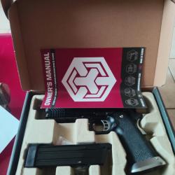 Vends Pistolet HI-CAPA SERIE HX11 FULL RED AW CUSTOM GAZ en tr&egrave;s bon &eacute;tat Airsoft