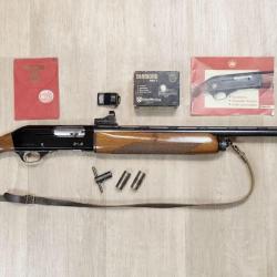 Fusil UNIFRANCE Semi-auto - Cal 12/76 - 73cm + Point rouge et sangle (Occasion)