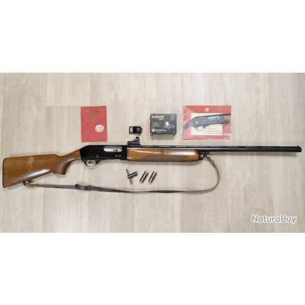 Fusil UNIFRANCE Semi-auto - Cal 12/76 - 73cm + Point rouge et sangle (Occasion)