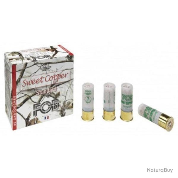 Cartouches de chasse FOB Sweet Cooper Standard - Cal.12/70 - 30 g / 6 cuivr� / Par 1