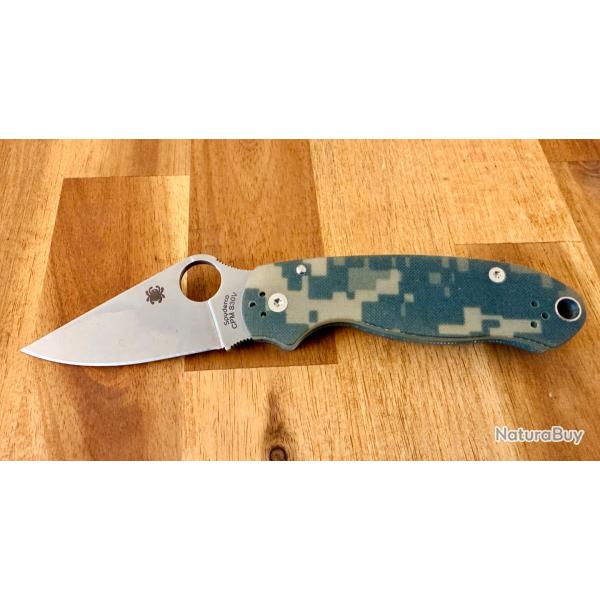Spyderco Para 3 Camo - CPM S30V - C223GPCMO - Full Set / Bo�te d'origine