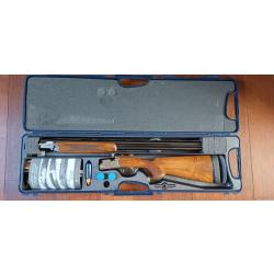 Beretta 687 Silver Pigeon II - Cal. 12 - gravure sc&egrave;nes de chasse - mallette d'origine