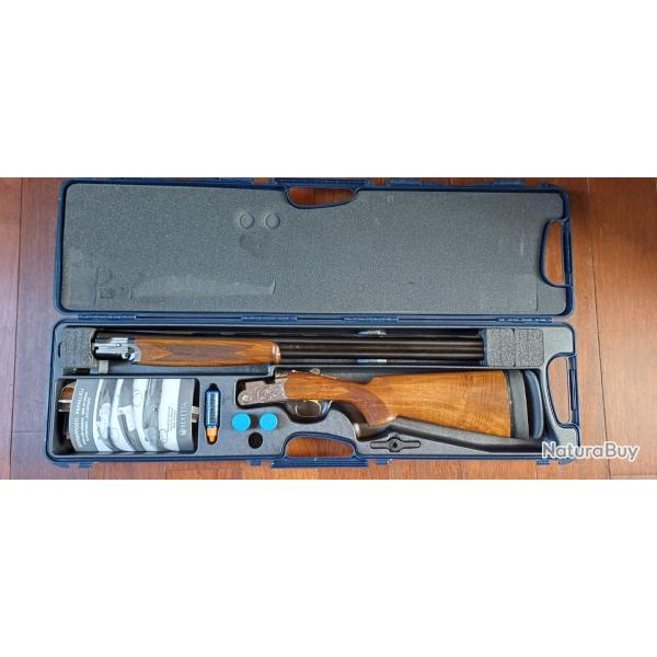 Beretta 687 Silver Pigeon II - Cal. 12 - gravure sc�nes de chasse - mallette d'origine